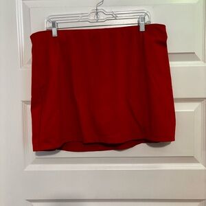 Wild Fable Bold Red Mini Skirt - Size XL